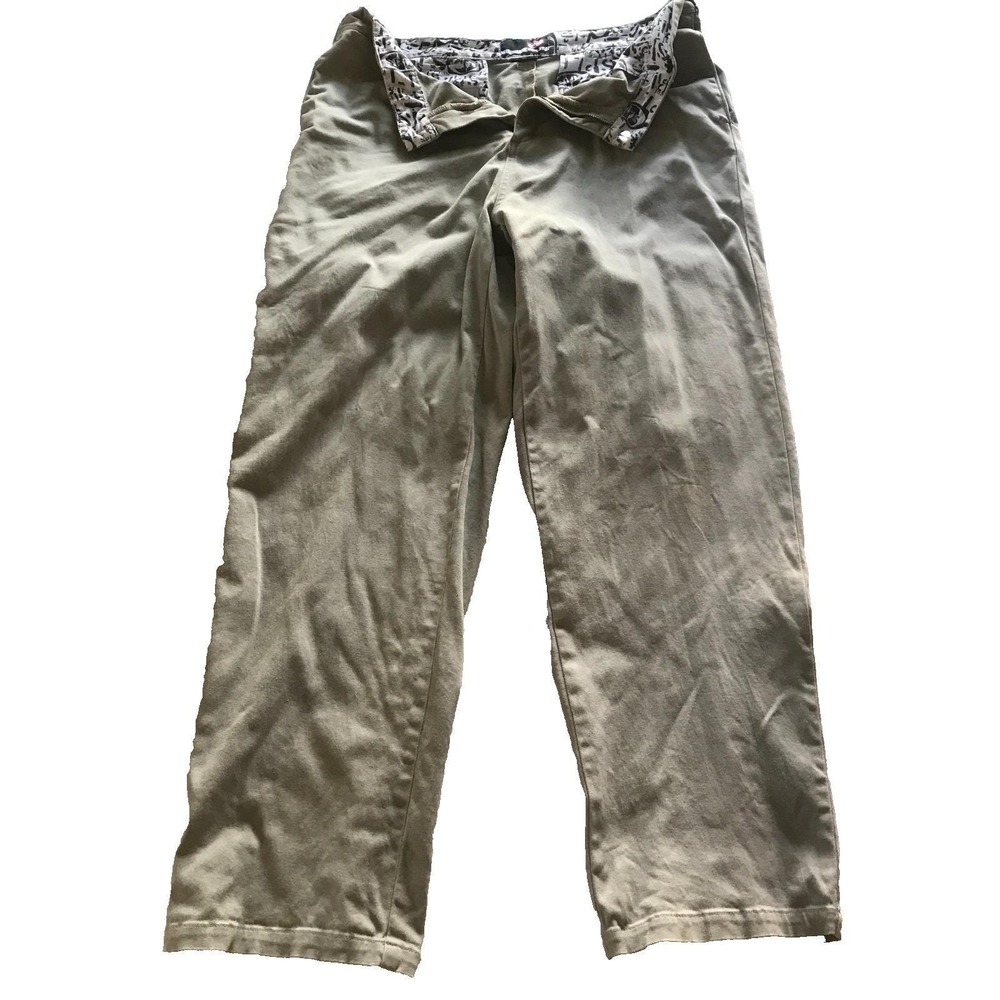 Vintage Split brand skate surf pants relaxed fit Khaki size 36